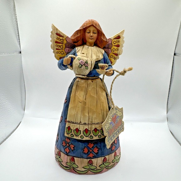 Jim Shore Angel  Angel of Hospitality 108919 Figurine 2002 8" - Picture 1 of 11